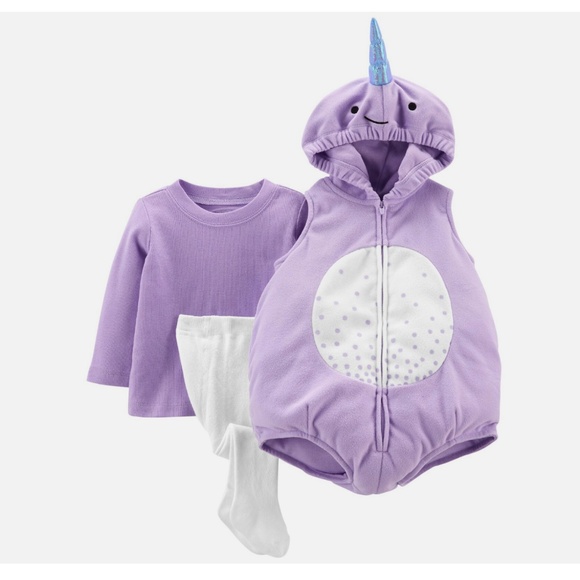Carter's Narwhal Costume - 24 months - Purple - Picture 1 of 2